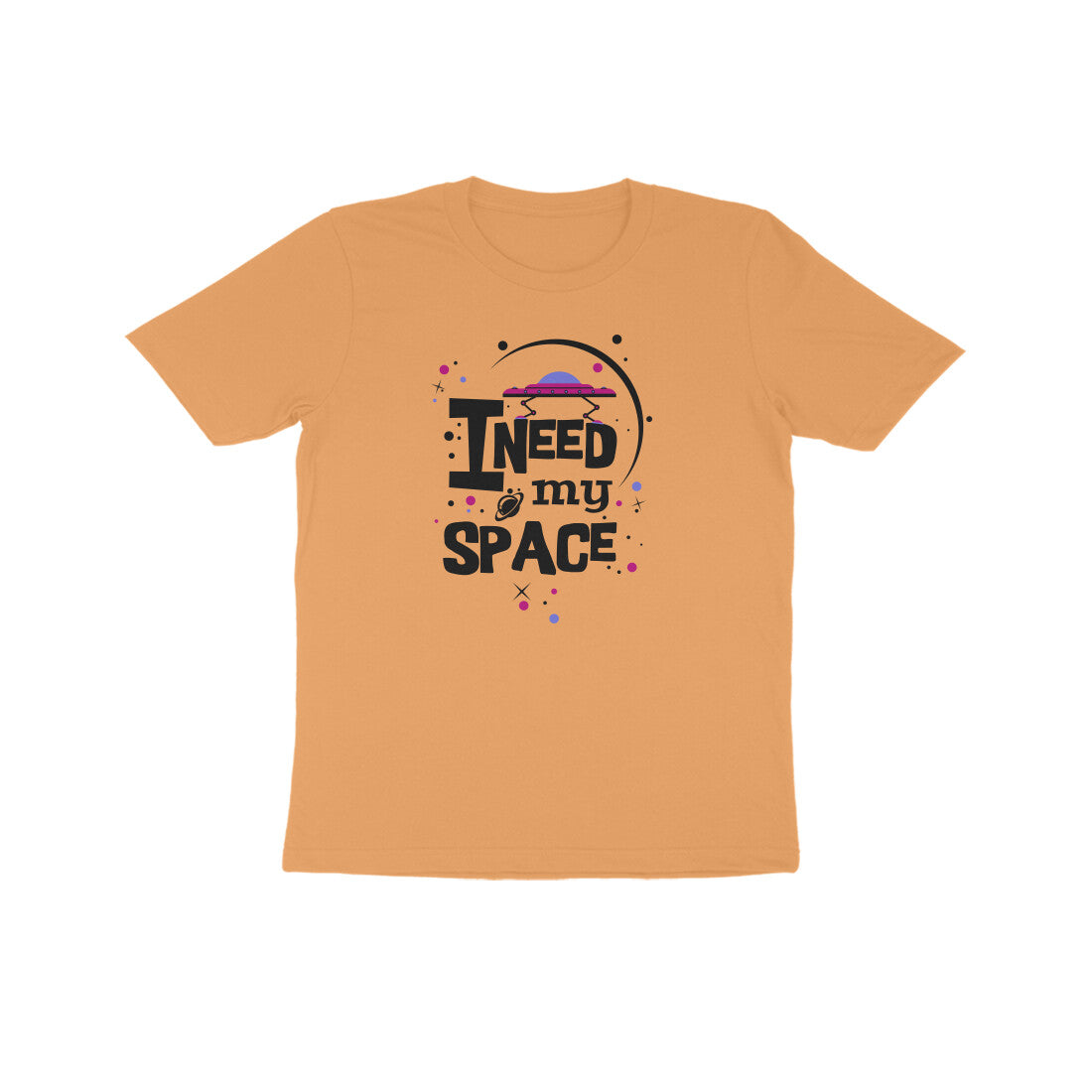 Kids' Half Sleeve Round Neck Tshirt β I need my Space 2 puraidoprints
