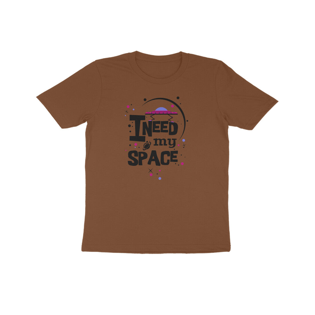 Kids' Half Sleeve Round Neck Tshirt β I need my Space 2 puraidoprints