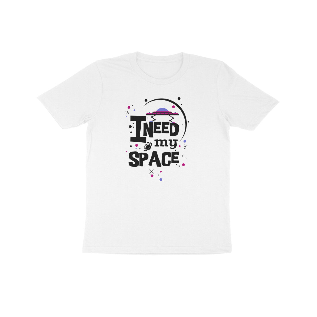 Kids' Half Sleeve Round Neck Tshirt β I need my Space 2 puraidoprints