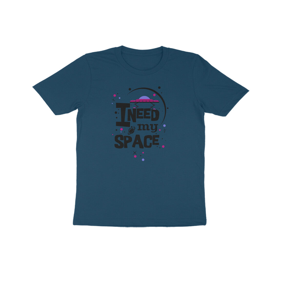 Kids' Half Sleeve Round Neck Tshirt β I need my Space 2 puraidoprints
