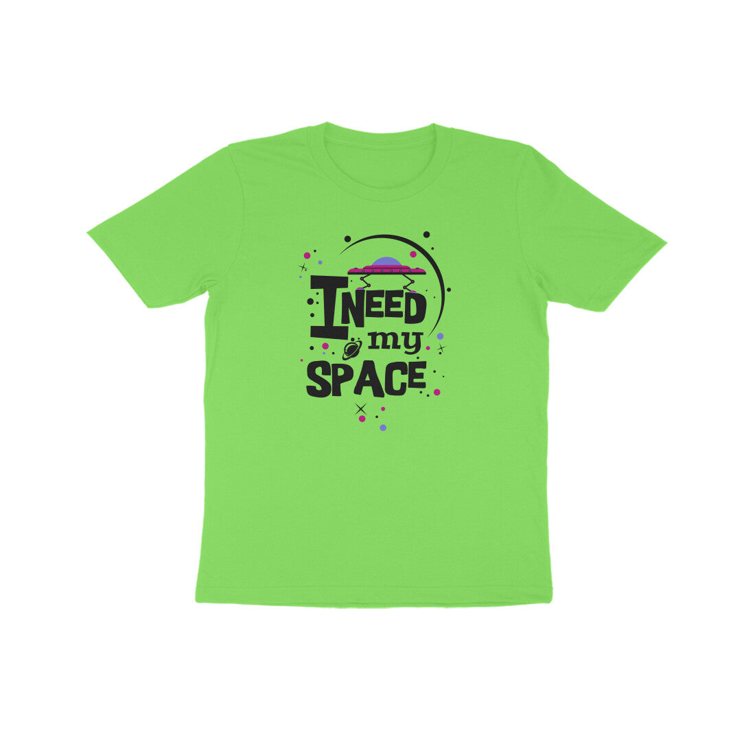 Kids' Half Sleeve Round Neck Tshirt β I need my Space 2 puraidoprints