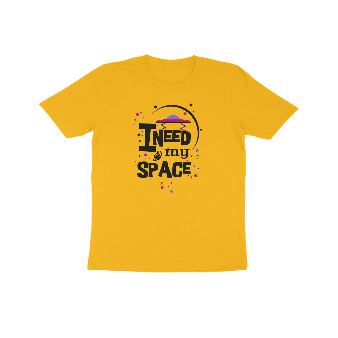 Kids' Half Sleeve Round Neck Tshirt β I need my Space 2 puraidoprints
