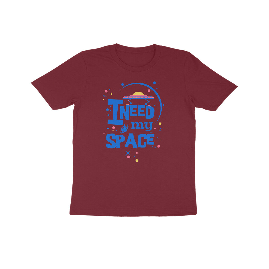 Kids' Half Sleeve Round Neck Tshirt β I need my Space 3 puraidoprints