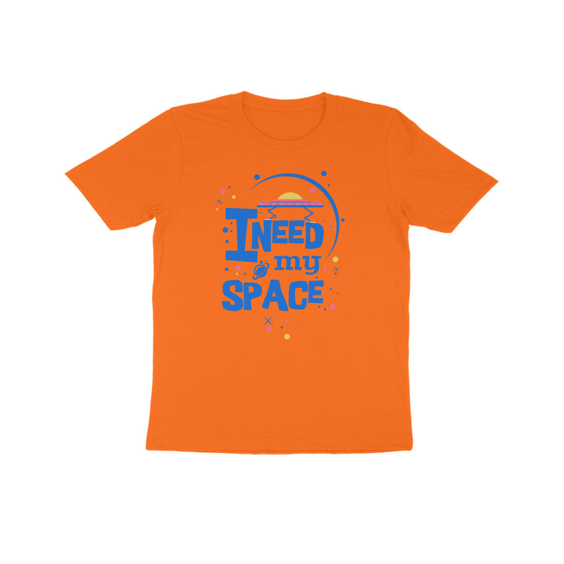 Kids' Half Sleeve Round Neck Tshirt β I need my Space 3 puraidoprints