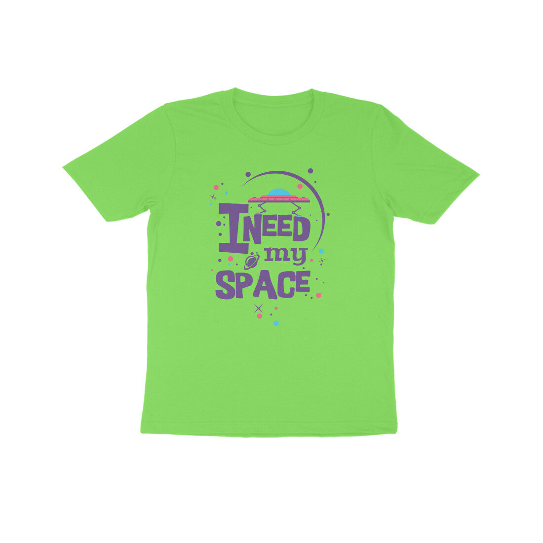 Kids' Half Sleeve Round Neck Tshirt β I need my Space puraidoprints