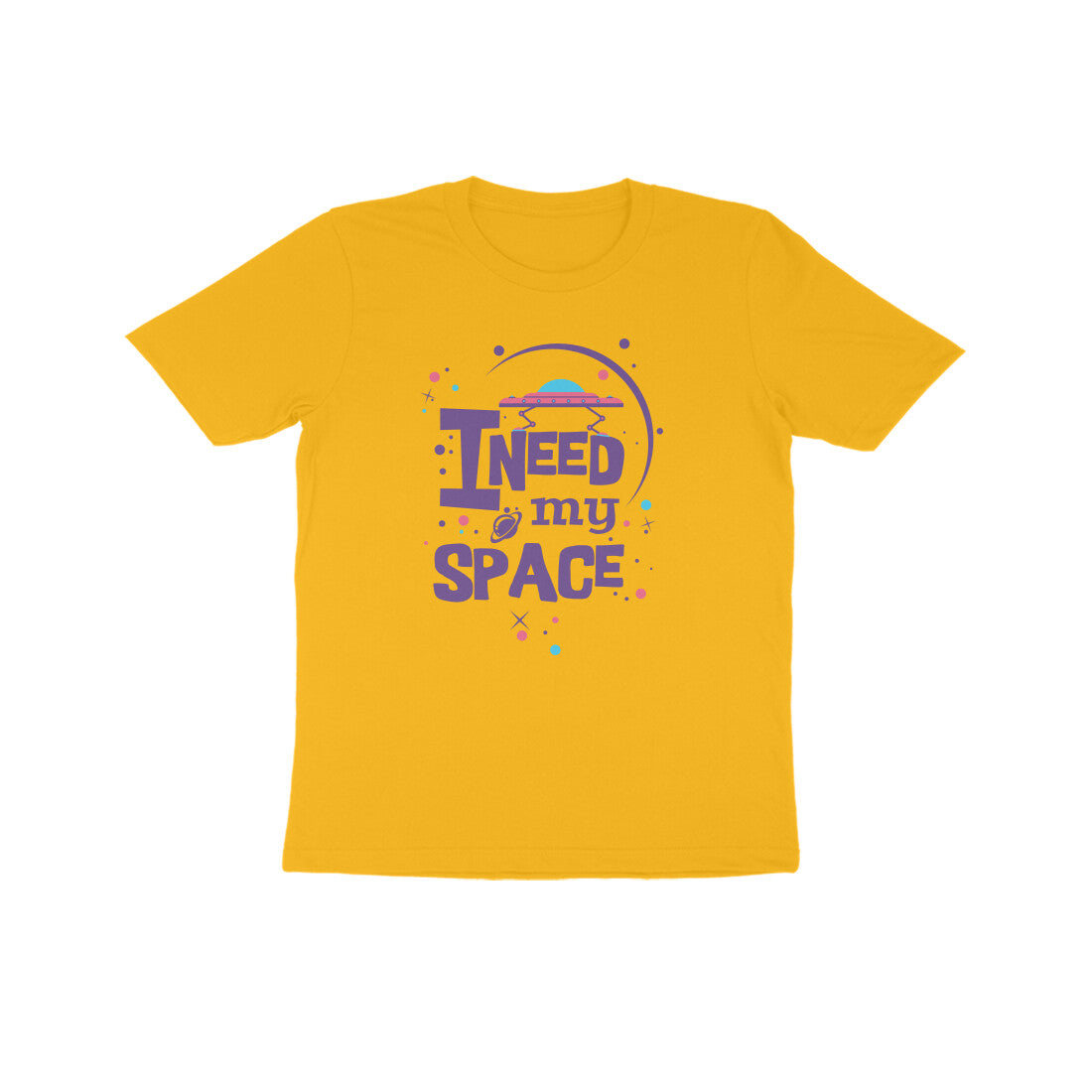 Kids' Half Sleeve Round Neck Tshirt β I need my Space puraidoprints