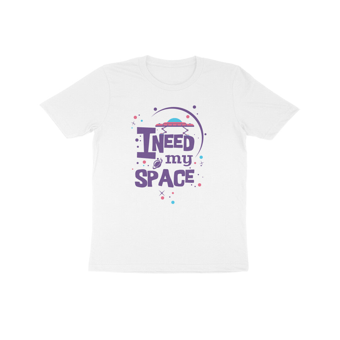 Kids' Half Sleeve Round Neck Tshirt β I need my Space puraidoprints
