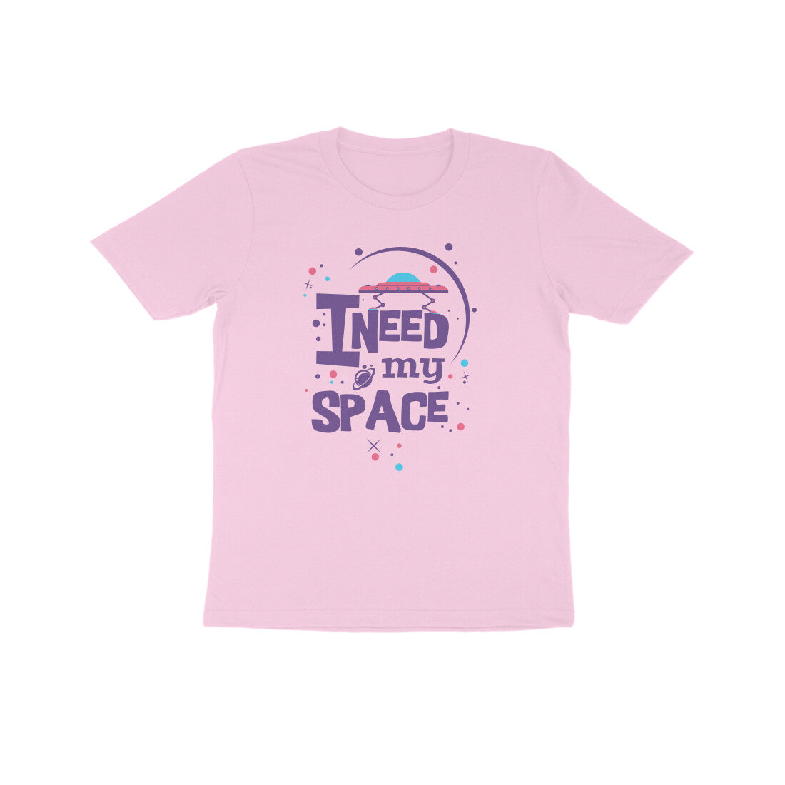 Kids' Half Sleeve Round Neck Tshirt β I need my Space puraidoprints