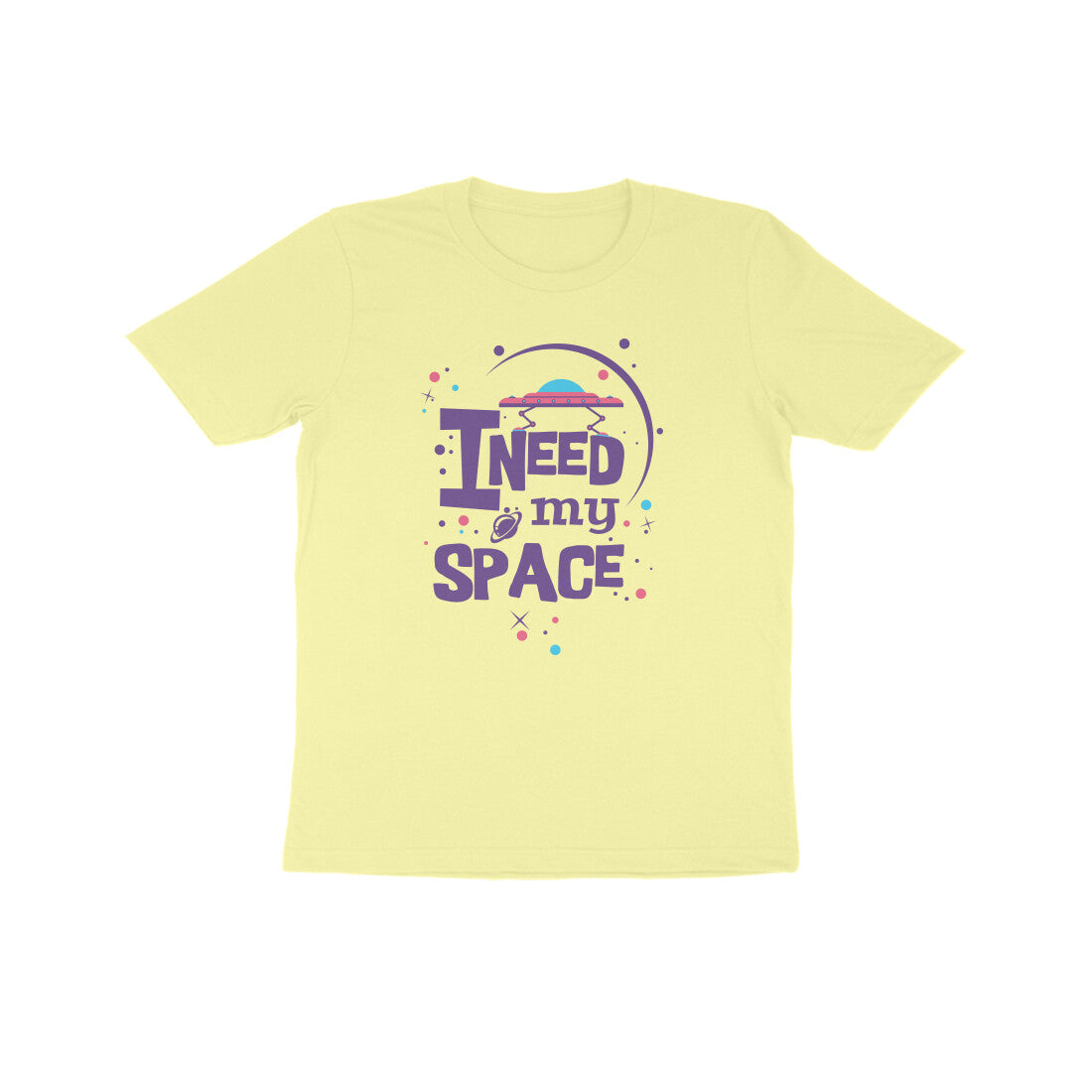 Kids' Half Sleeve Round Neck Tshirt β I need my Space puraidoprints