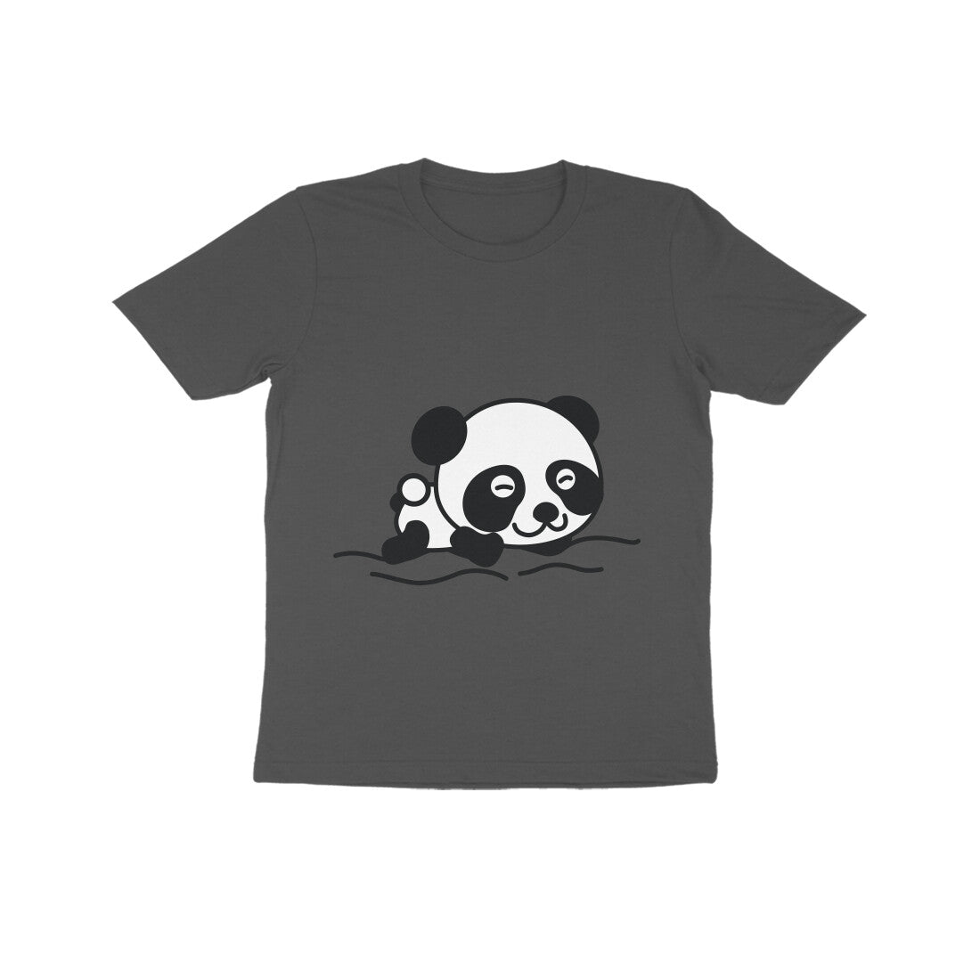 Kids' Half Sleeve Round Neck Tshirt β Sleeping Panda puraidoprints
