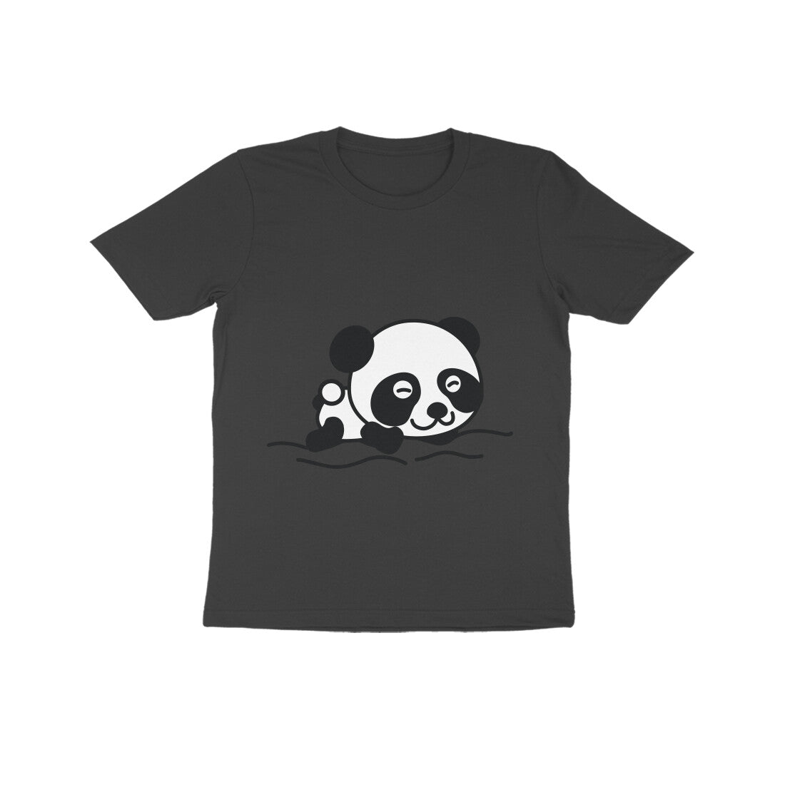 Kids' Half Sleeve Round Neck Tshirt β Sleeping Panda puraidoprints