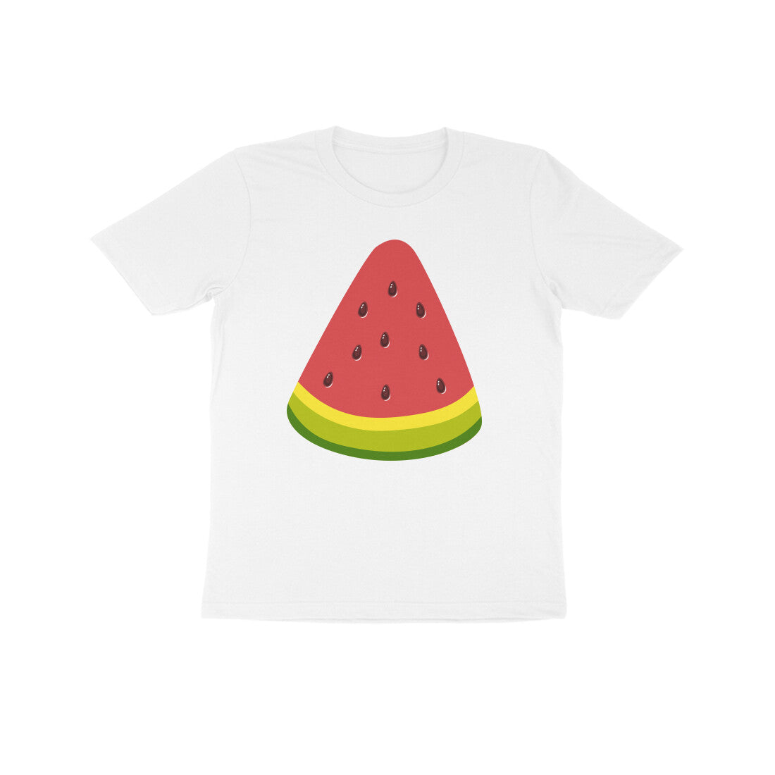 Kids' Half Sleeve Round Neck Tshirt - Watermelon puraidoprints