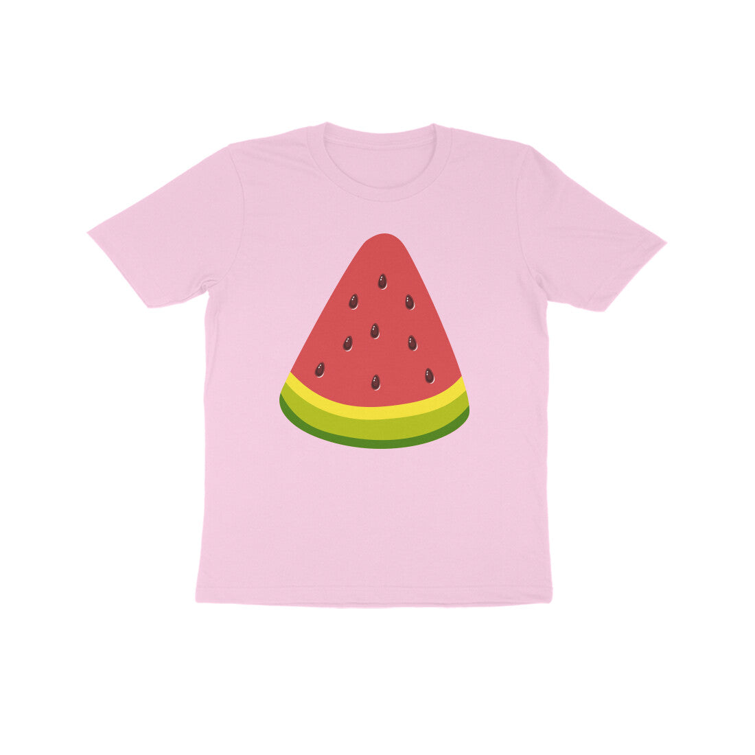 Kids' Half Sleeve Round Neck Tshirt - Watermelon puraidoprints