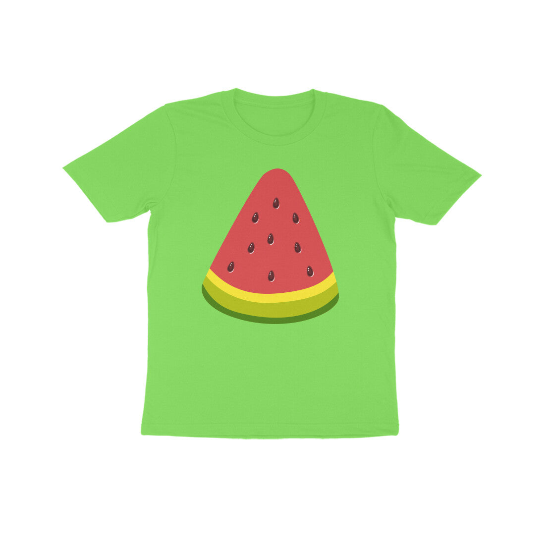 Kids' Half Sleeve Round Neck Tshirt - Watermelon puraidoprints