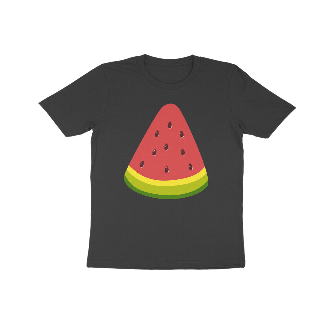 Kids' Half Sleeve Round Neck Tshirt - Watermelon puraidoprints
