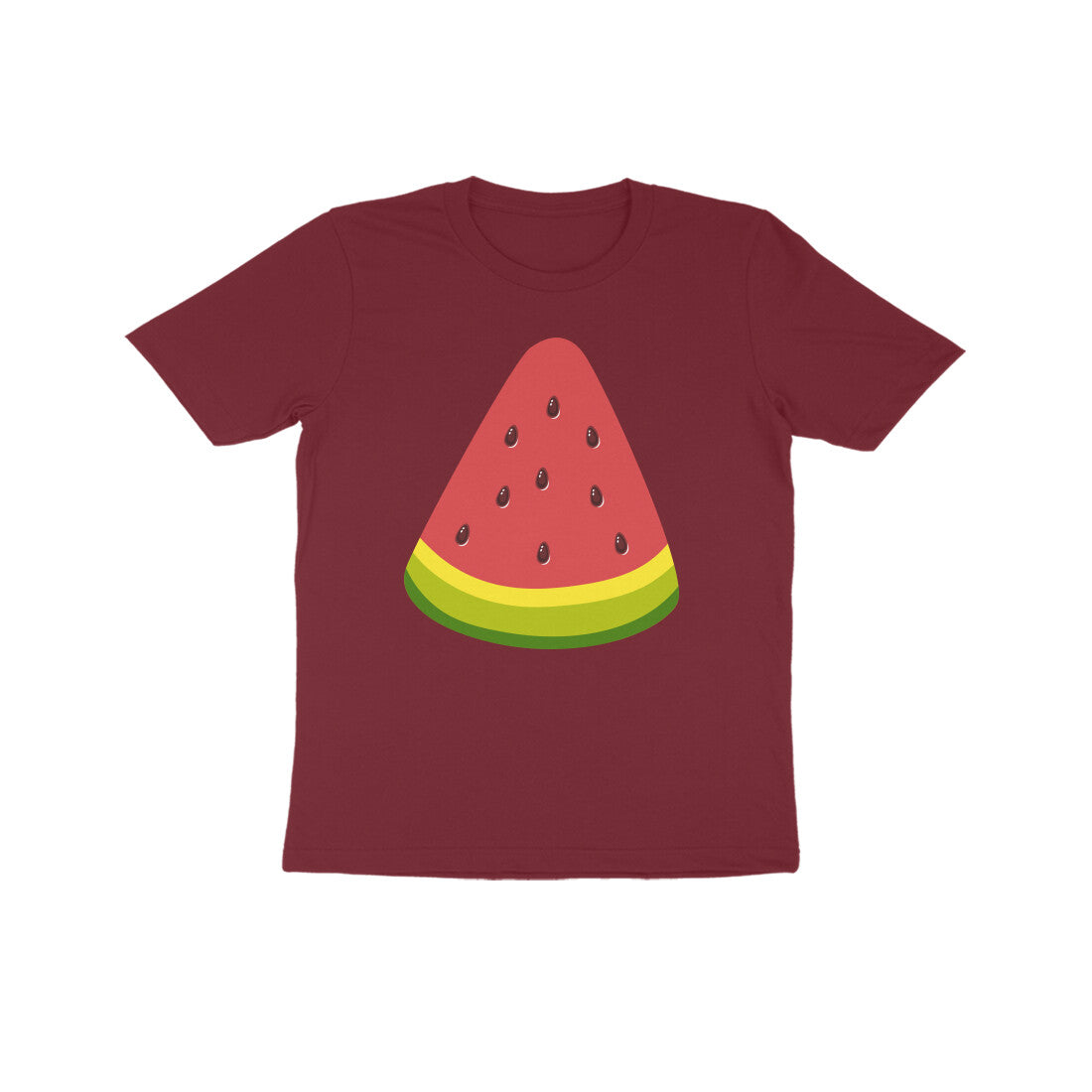 Kids' Half Sleeve Round Neck Tshirt - Watermelon puraidoprints
