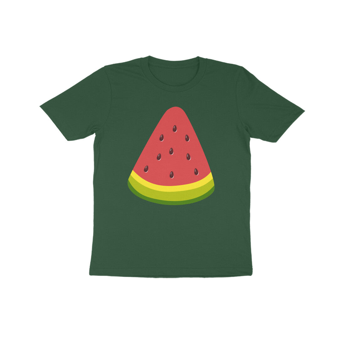 Kids' Half Sleeve Round Neck Tshirt - Watermelon puraidoprints