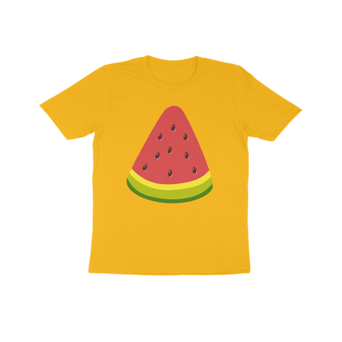 Kids' Half Sleeve Round Neck Tshirt - Watermelon puraidoprints