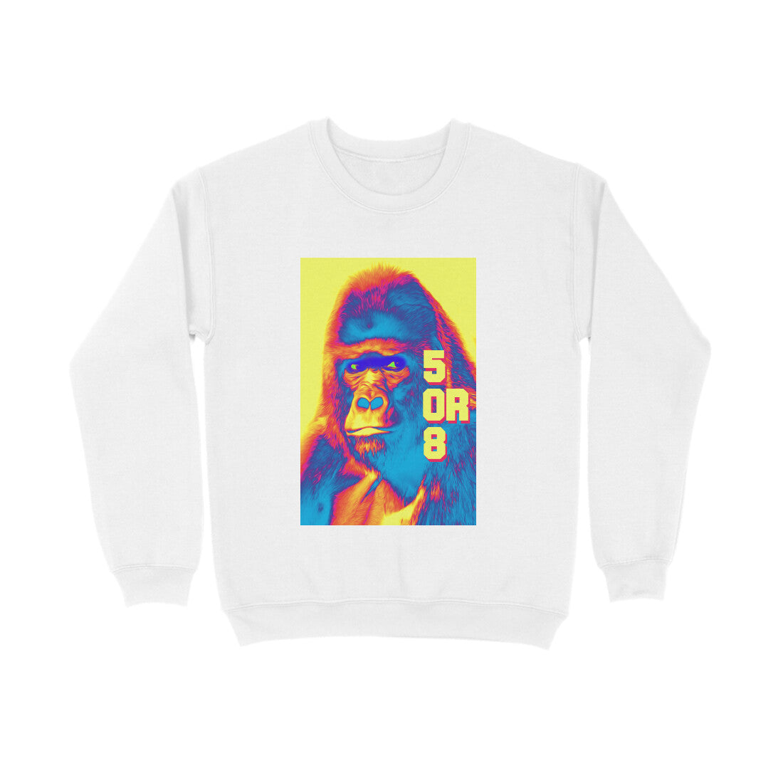 Sweatshirts - Gorilla -Front Print puraidoprints