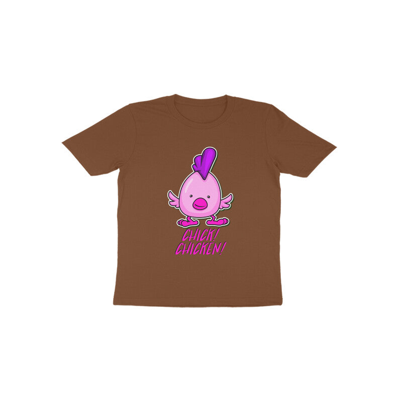 Toddler Half Sleeve Round Neck Tshirt β Chick Chicken puraidoprints