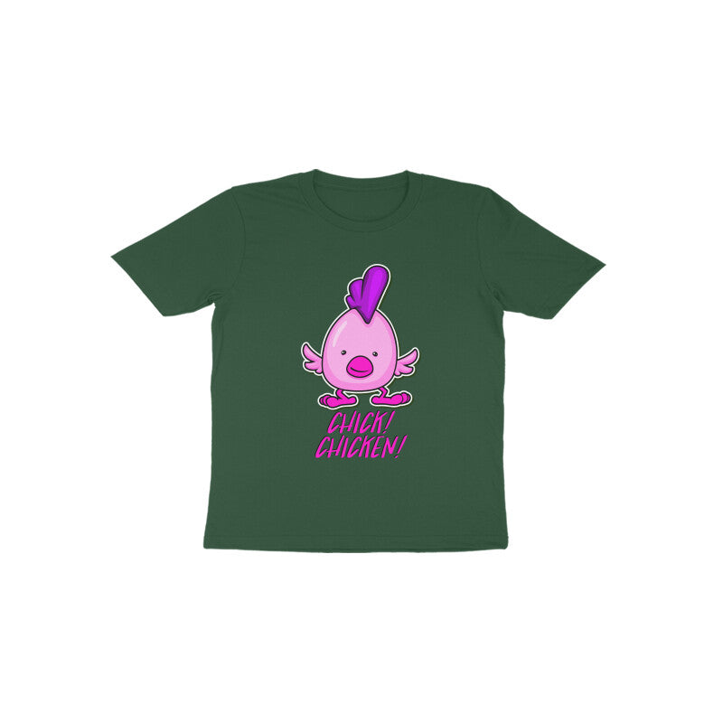 Toddler Half Sleeve Round Neck Tshirt β Chick Chicken puraidoprints