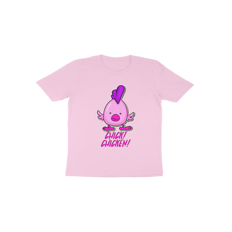 Toddler Half Sleeve Round Neck Tshirt β Chick Chicken puraidoprints