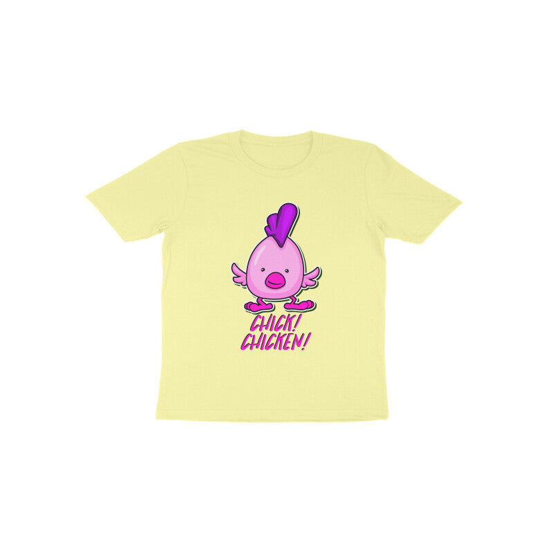 Toddler Half Sleeve Round Neck Tshirt β Chick Chicken puraidoprints