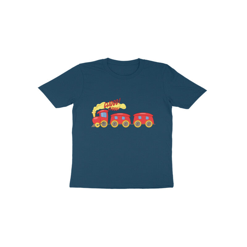 Toddler Half Sleeve Round Neck Tshirt β Choo Choo Train puraidoprints