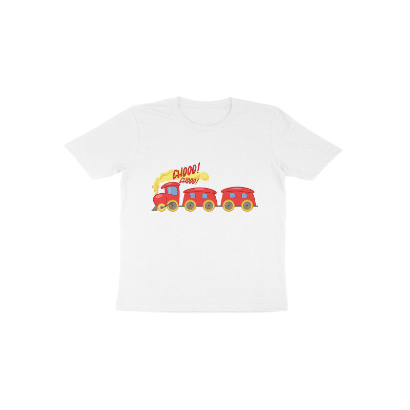 Toddler Half Sleeve Round Neck Tshirt β Choo Choo Train puraidoprints