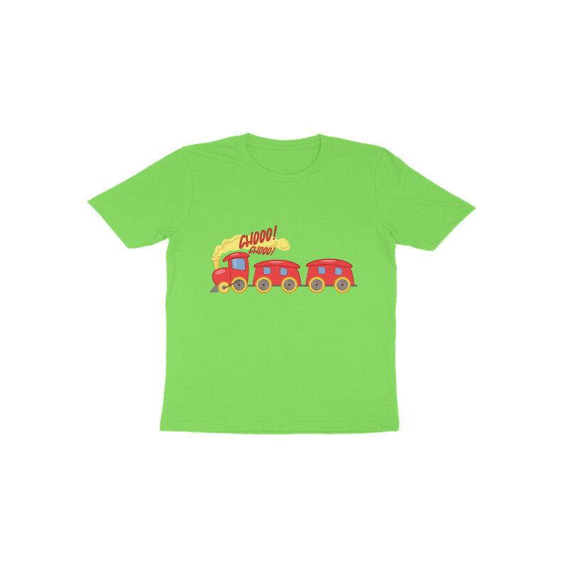 Toddler Half Sleeve Round Neck Tshirt β Choo Choo Train puraidoprints
