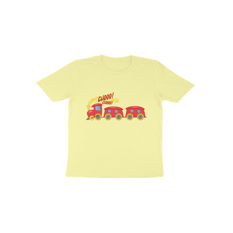 Toddler Half Sleeve Round Neck Tshirt β Choo Choo Train puraidoprints