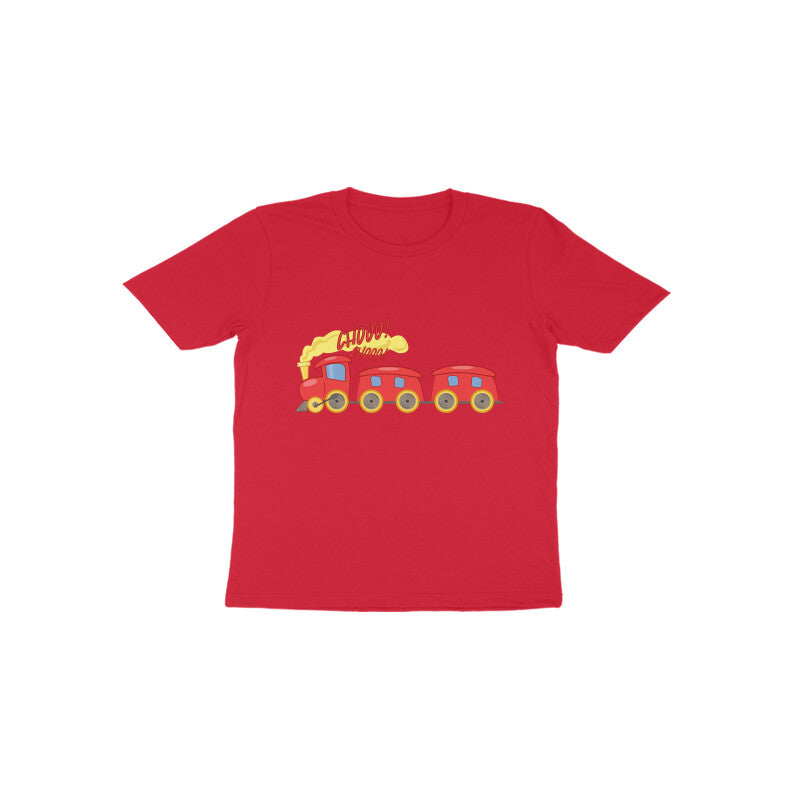 Toddler Half Sleeve Round Neck Tshirt β Choo Choo Train puraidoprints