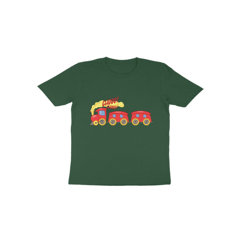 Toddler Half Sleeve Round Neck Tshirt β Choo Choo Train puraidoprints