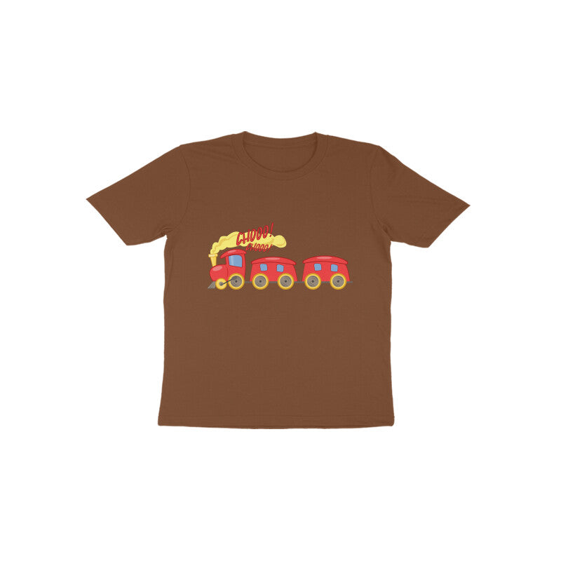 Toddler Half Sleeve Round Neck Tshirt β Choo Choo Train puraidoprints