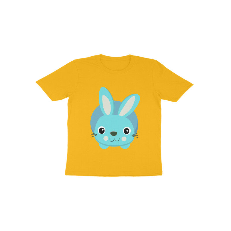 Toddler Half Sleeve Round Neck Tshirt β Cute Small Bunny puraidoprints