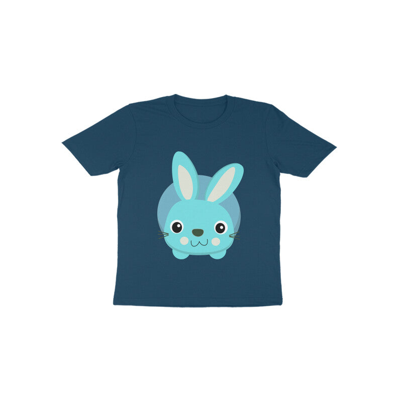Toddler Half Sleeve Round Neck Tshirt β Cute Small Bunny puraidoprints