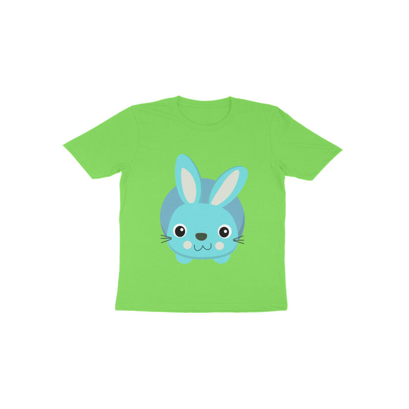Toddler Half Sleeve Round Neck Tshirt β Cute Small Bunny puraidoprints
