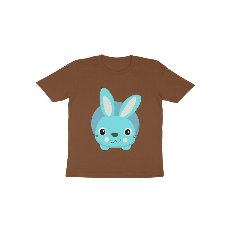 Toddler Half Sleeve Round Neck Tshirt β Cute Small Bunny puraidoprints
