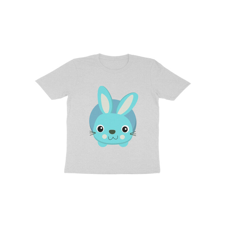 Toddler Half Sleeve Round Neck Tshirt β Cute Small Bunny puraidoprints