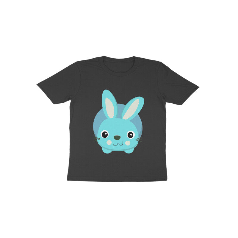 Toddler Half Sleeve Round Neck Tshirt β Cute Small Bunny puraidoprints