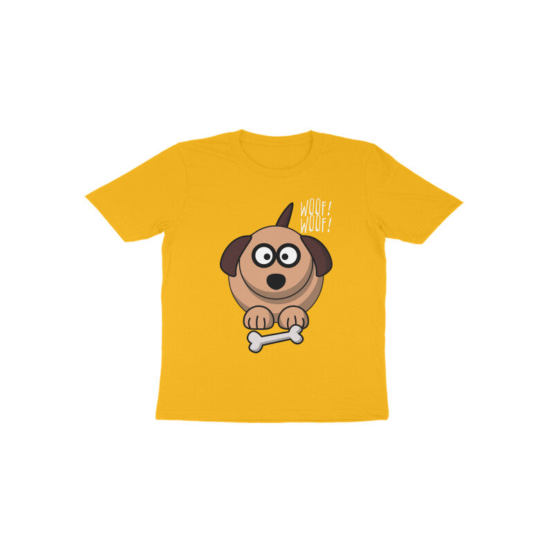Toddler Half Sleeve Round Neck Tshirt β Doggy Bone puraidoprints