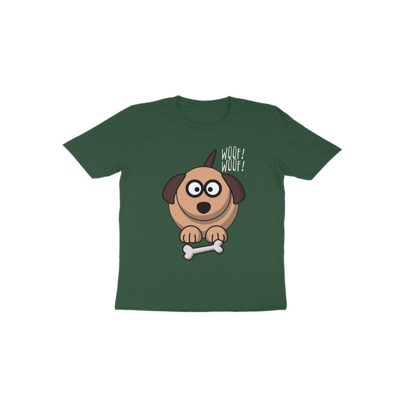 Toddler Half Sleeve Round Neck Tshirt β Doggy Bone puraidoprints