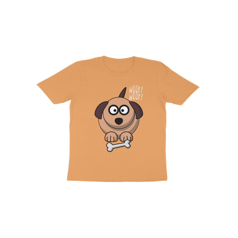Toddler Half Sleeve Round Neck Tshirt β Doggy Bone puraidoprints