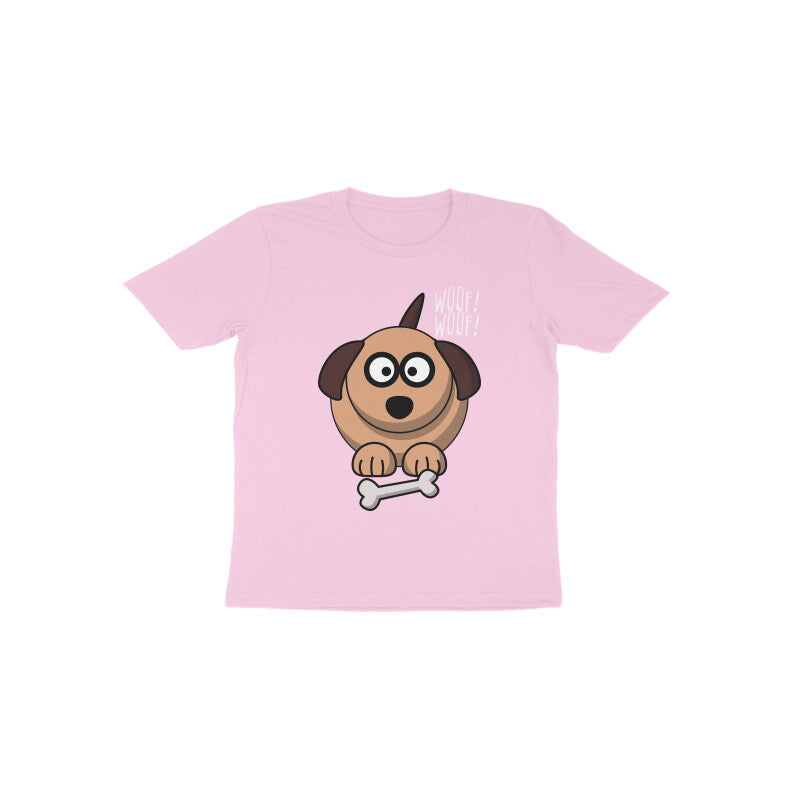 Toddler Half Sleeve Round Neck Tshirt β Doggy Bone puraidoprints