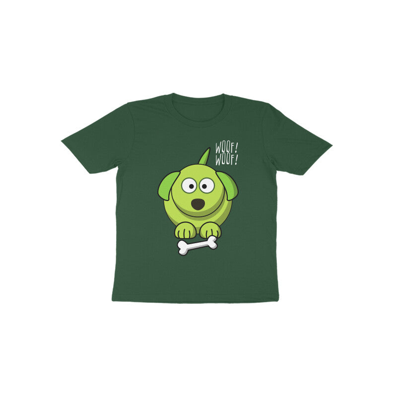Toddler Half Sleeve Round Neck Tshirt β Doggy Bone puraidoprints