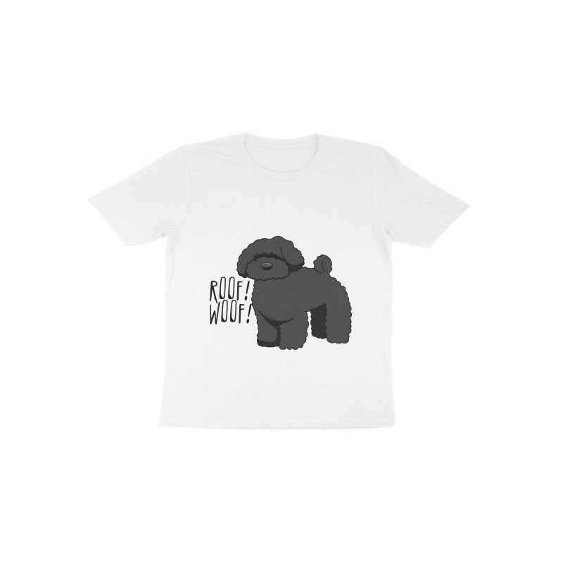 Toddler Half Sleeve Round Neck Tshirt β Fluffy Dog puraidoprints