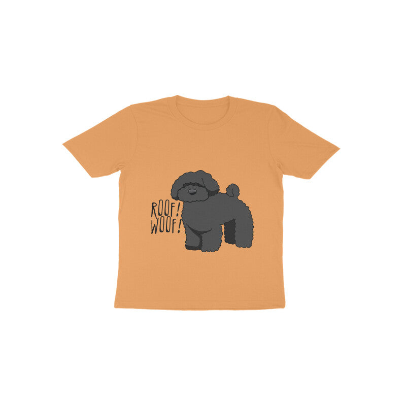 Toddler Half Sleeve Round Neck Tshirt β Fluffy Dog puraidoprints