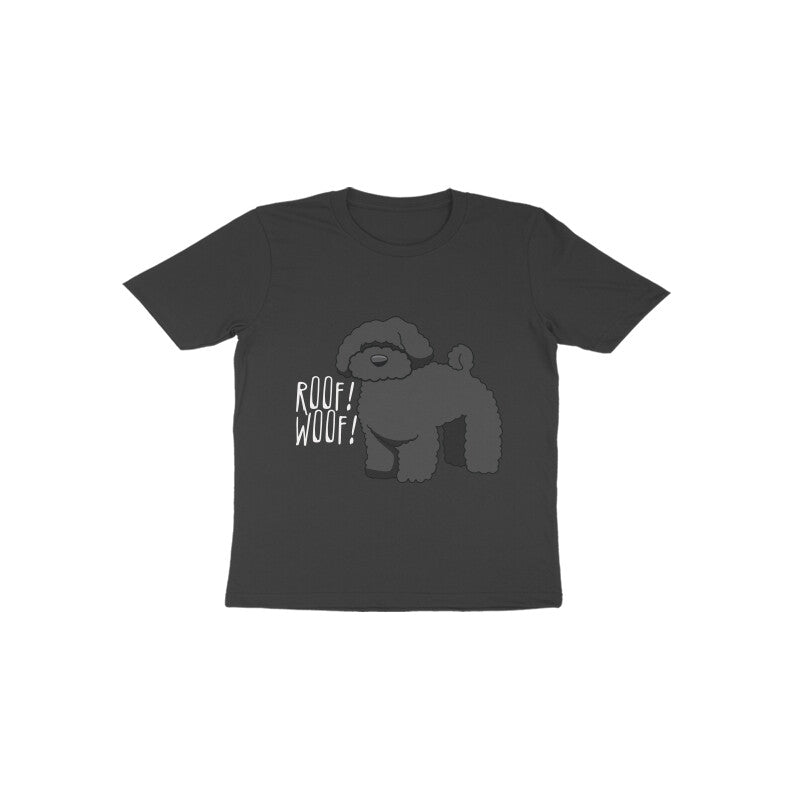 Toddler Half Sleeve Round Neck Tshirt β Fluffy Dog puraidoprints