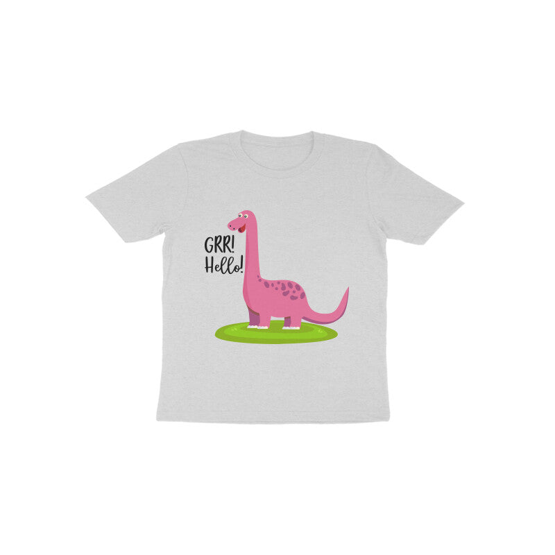 Toddler Half Sleeve Round Neck Tshirt β Happy Dino puraidoprints