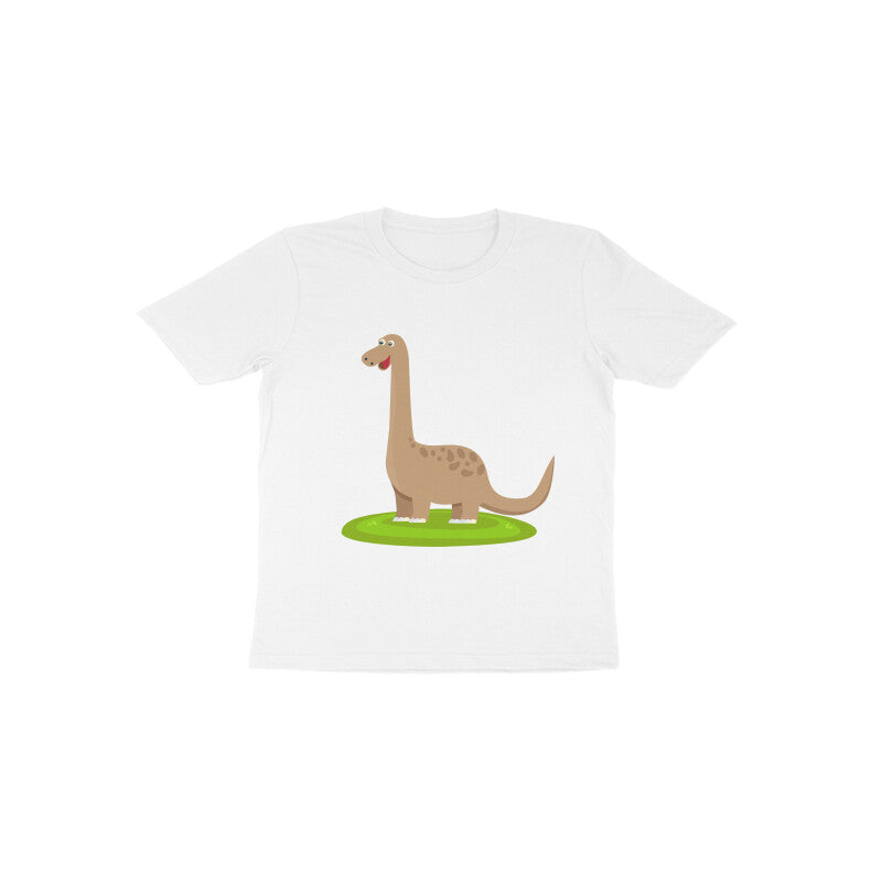 Toddler Half Sleeve Round Neck Tshirt β Happy Dino puraidoprints